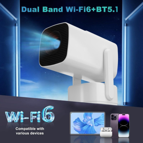 Projecteur WiFi domestique portable Y7S 720P Android 11 avec haut-parleur, CPU : RK3326 () SH502B1853-011
